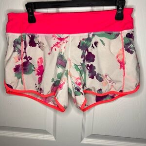 lululemon athletica Multicolor Floral Athletic Shorts